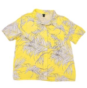 Wild Fable yellow button down shirt